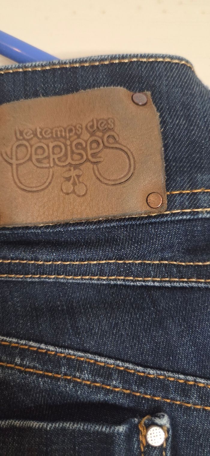 Jean slim Le Temps des Cerises – Taille 27 (équiv. 36/38) – Délavage brut – Excellent état - photo numéro 5