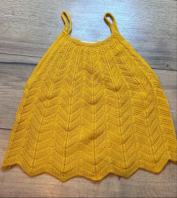 🌸 Débardeur Zara crochet – 9/10 ans 🌸