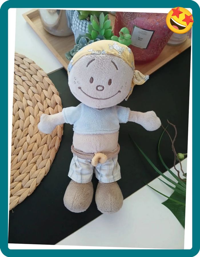 Péluche doudou poupée pirate Joe🌿🎁 - photo numéro 5