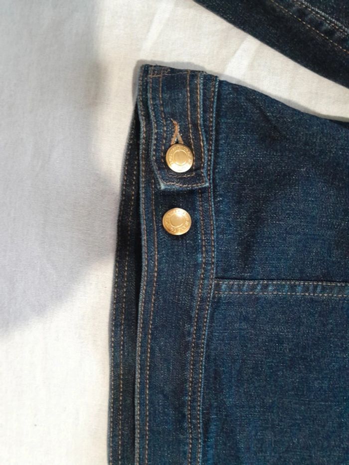 Magnifique veste en jean logo cuir Lauren jeans co ralph lauren - photo numéro 13