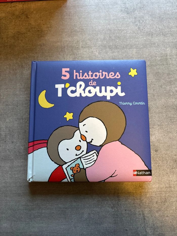 Livre les cinq histoires de T’choupi