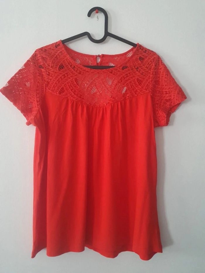 T-shirt sezane dentelle