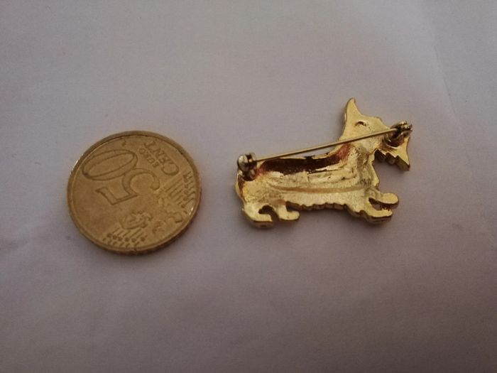 Magnifique broche fox vintage authentique - photo numéro 2