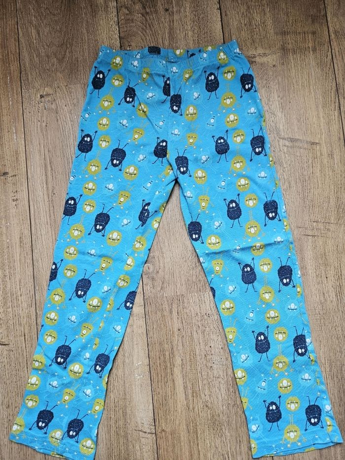 Pyjama 2 pièces en coton turquoise 5 ans Lupilu - photo numéro 8