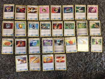 Cartes Pokémon dresseur objet
