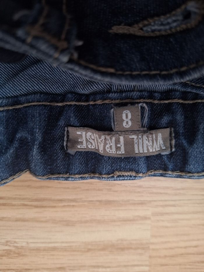 Jean VYNIL FRAISE 8 ans bleu - photo numéro 3