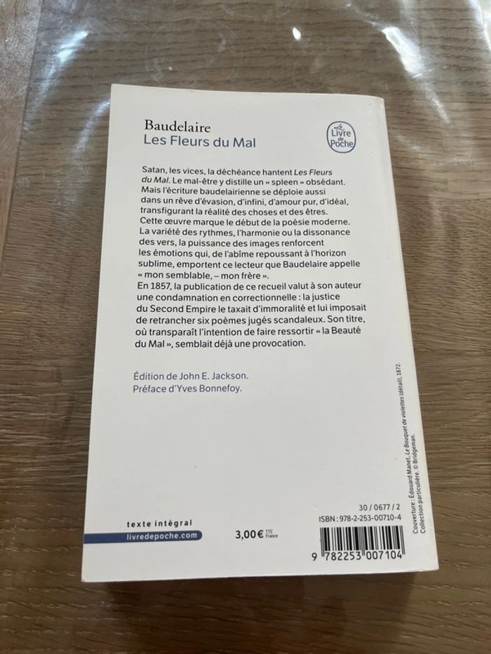 Livre les fleurs du mal - photo numéro 3