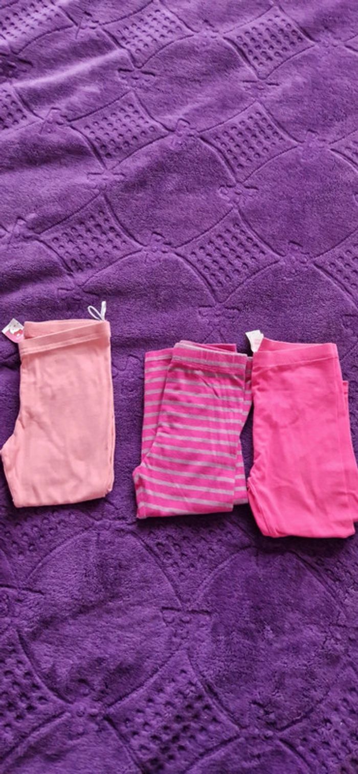Lot de 3 leggings pour fille taille 92cm