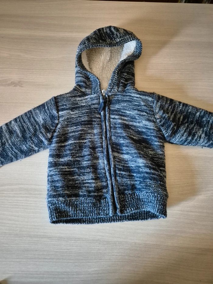 Veste doublé garçon 18 mois