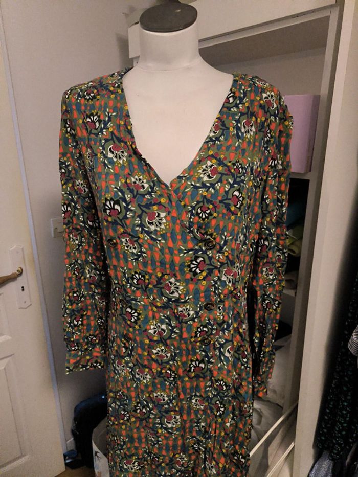 Robe longue vintage taille - photo numéro 2