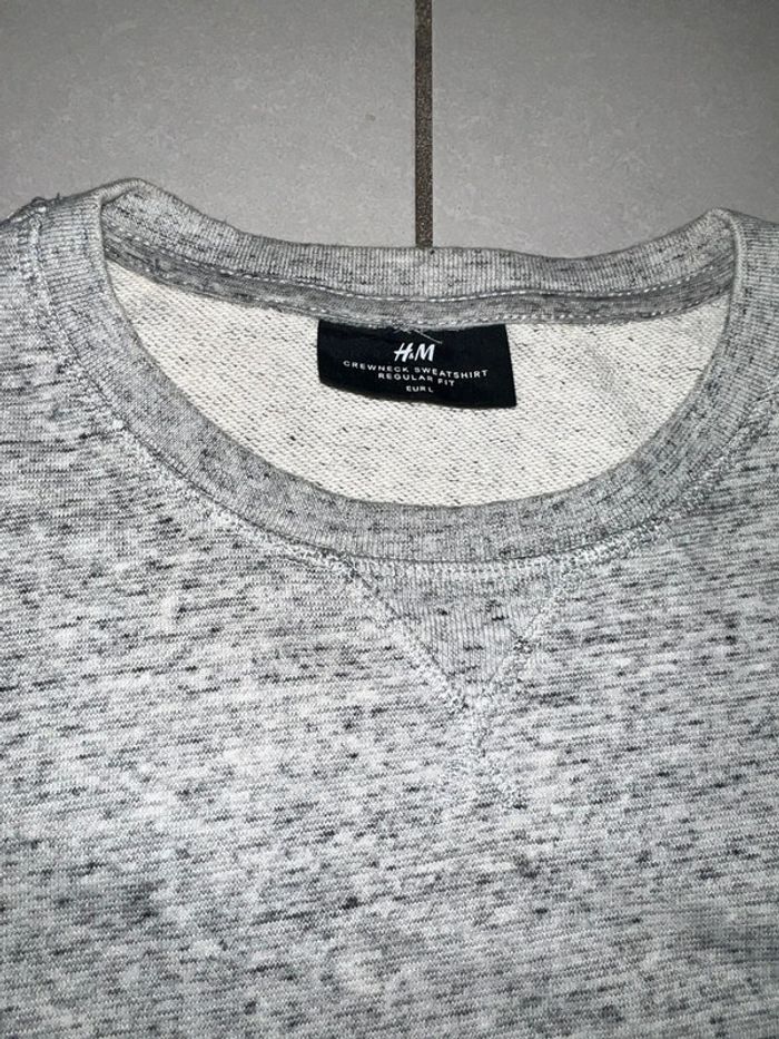 Pull H&M gris L - photo numéro 2