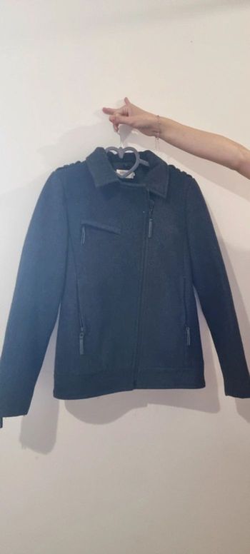 Manteau gris anthracite