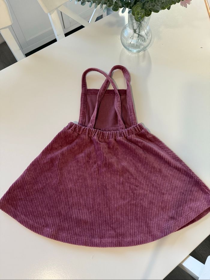 Robe effet velours vieux rose Vertbaudet - photo numéro 4