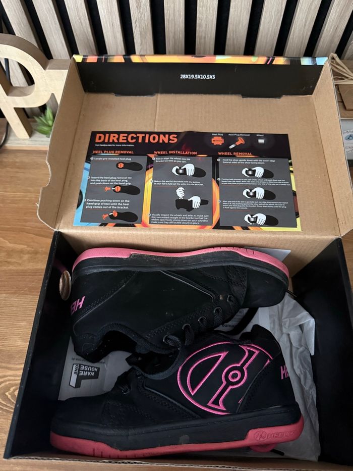 Heelys Propel 2.0 Baskets Basses, Noir (Black/Rose), 33 EU - photo numéro 7