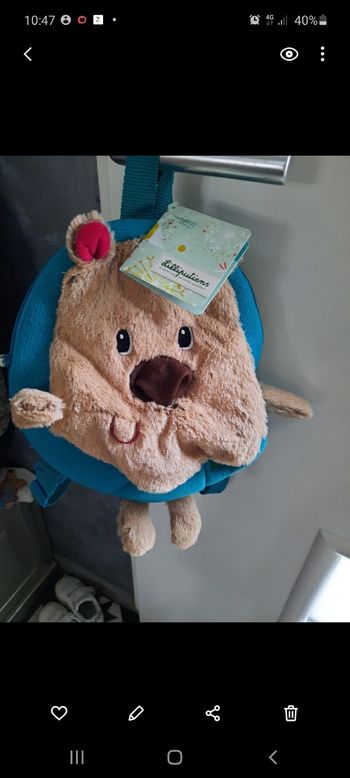 Sac à dos lilliputiens césar neuf