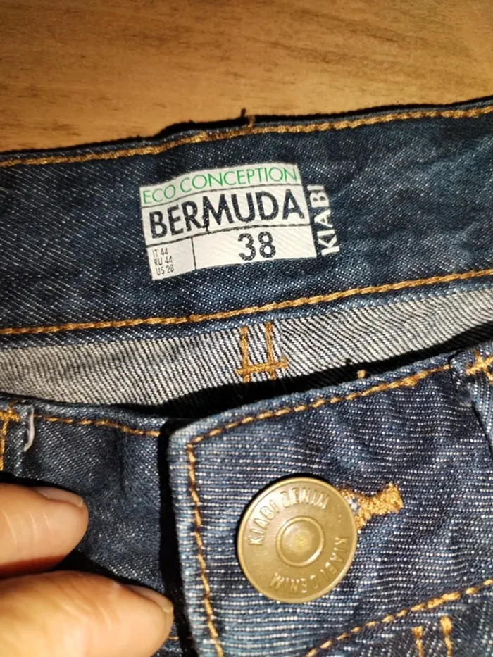 Bermuda en jean brut - photo numéro 3