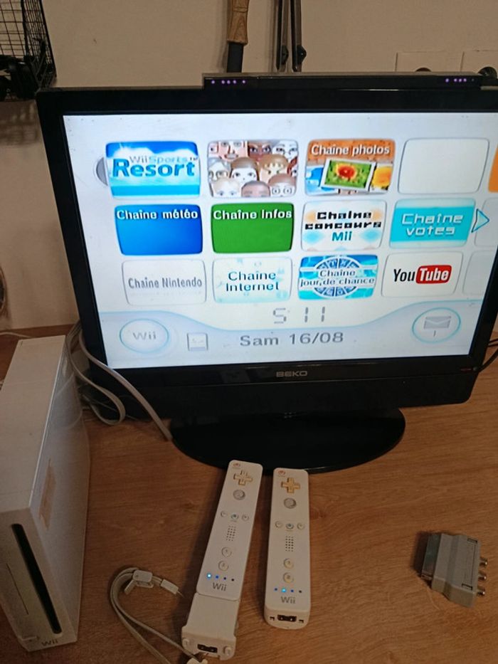 Wii avec 7 jeux et manettes - photo numéro 7