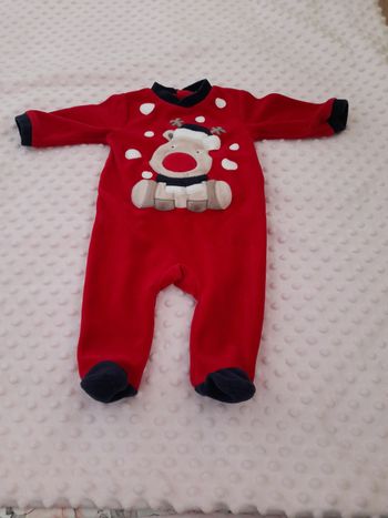 Pyjama renne de Noël 3 mois