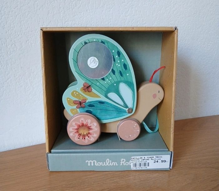Papillon a tirer moulin roty