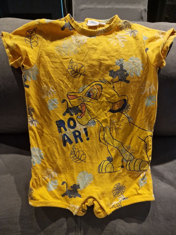 Combi short disney roi lion