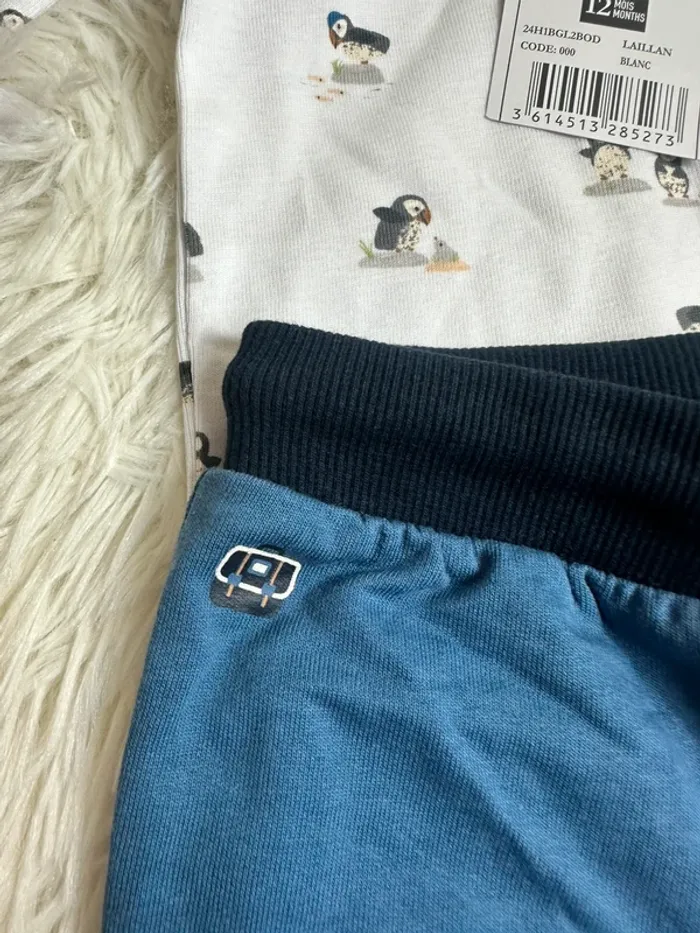 Ensemble pantalon et body sergent major taille 12 mois - photo numéro 2