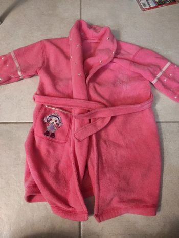 Peignoir, robe de chambre en polaire 3 ans la halle