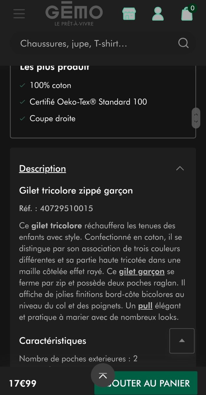 Gilet 5 ans - photo numéro 6