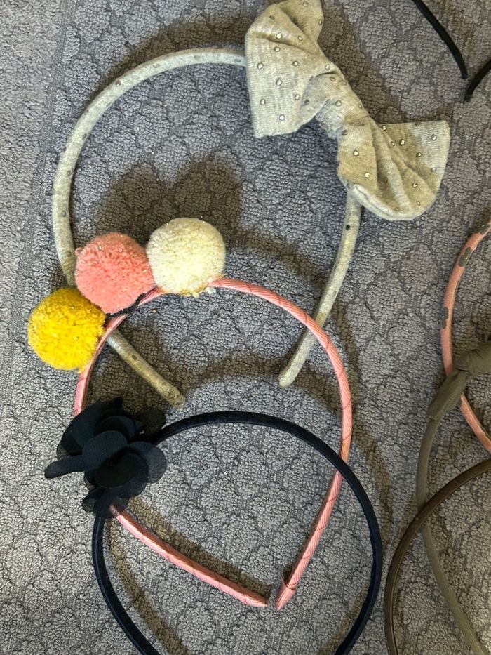 Lot de 7 serres tête petite fille - photo numéro 2