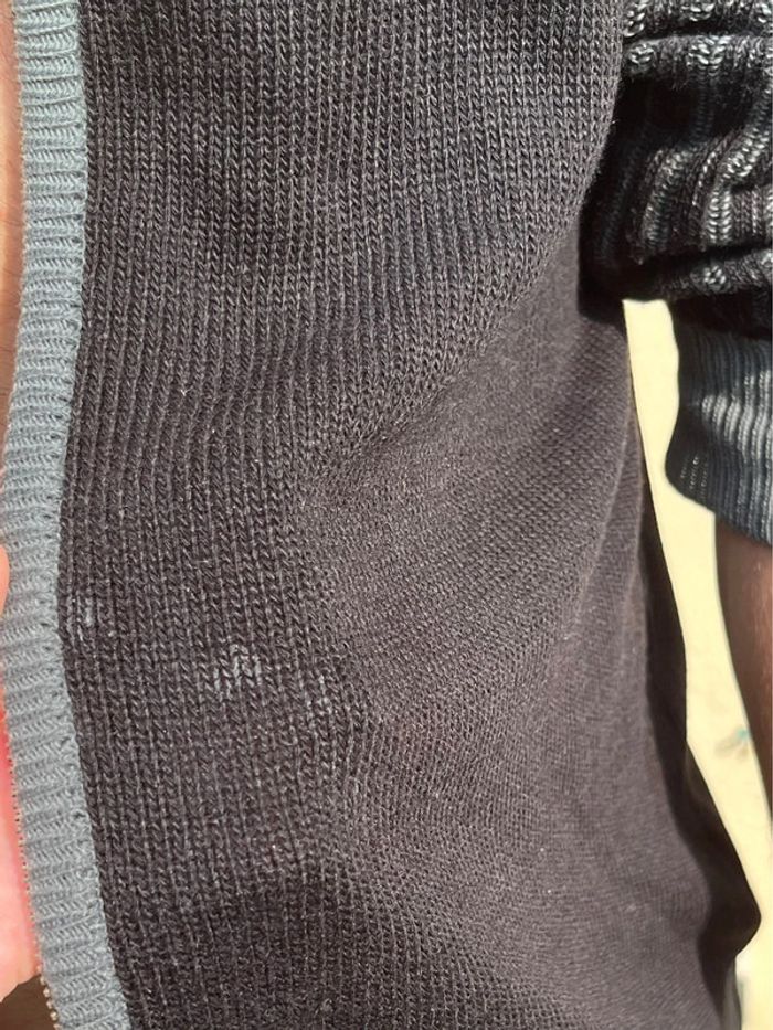 Veste gilet chaud avec fermeture éclair Lee Cooper - noir et gris - photo numéro 14