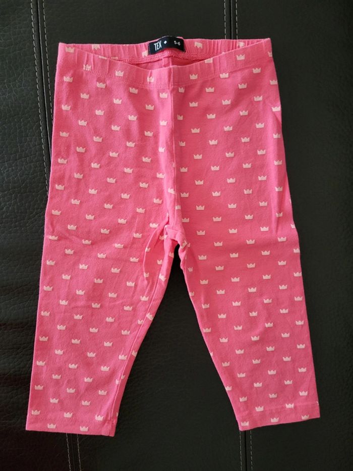 Lot de leggings courts en taille 5-6 ans - photo numéro 2
