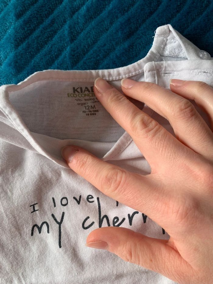 Lot 2 tee shirts 12 mois fille - photo numéro 5