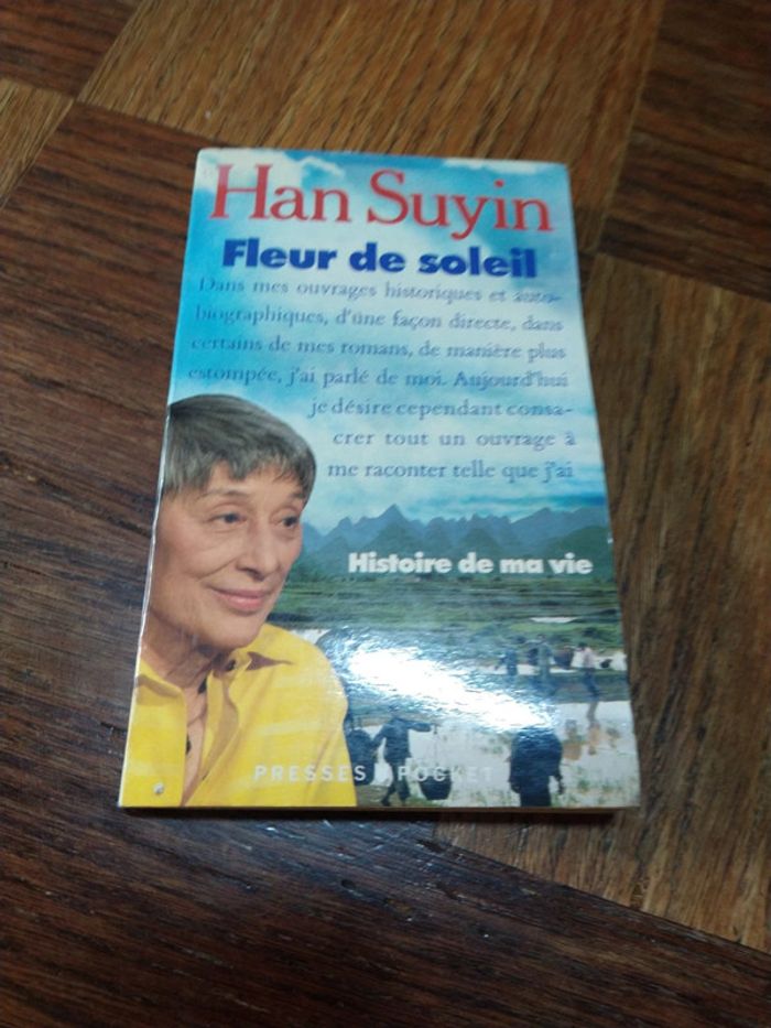 Livre biographie Han Suyin "Fleur de soleil"