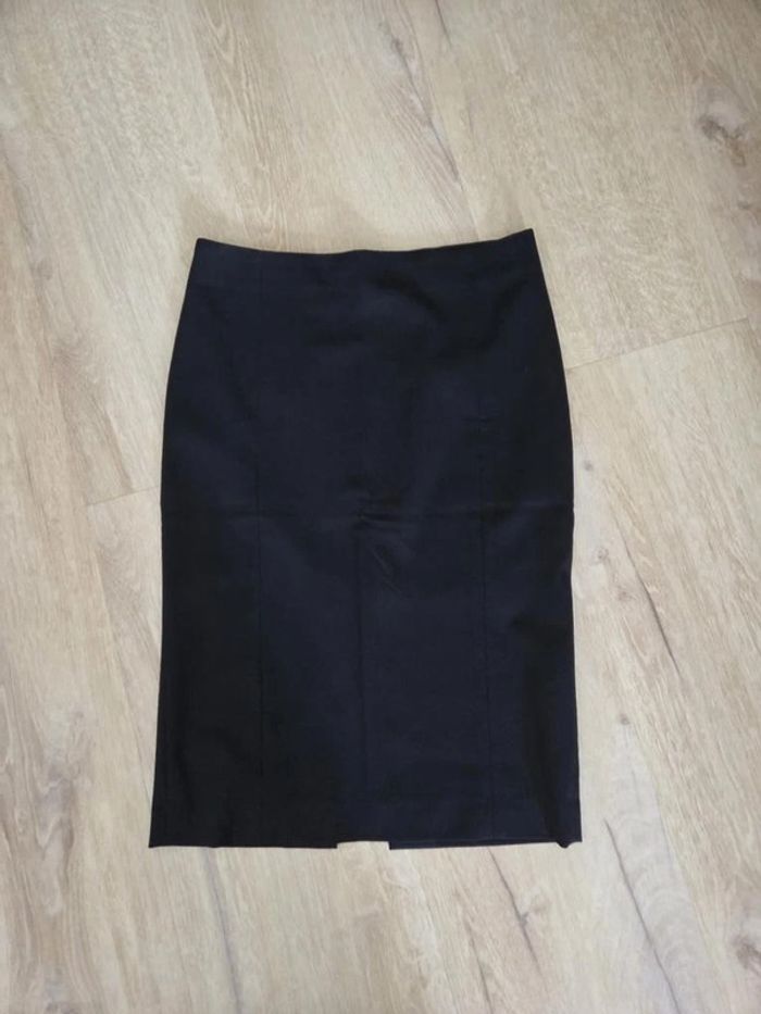 jupes mi-longue Zara noir taille S - photo numéro 2