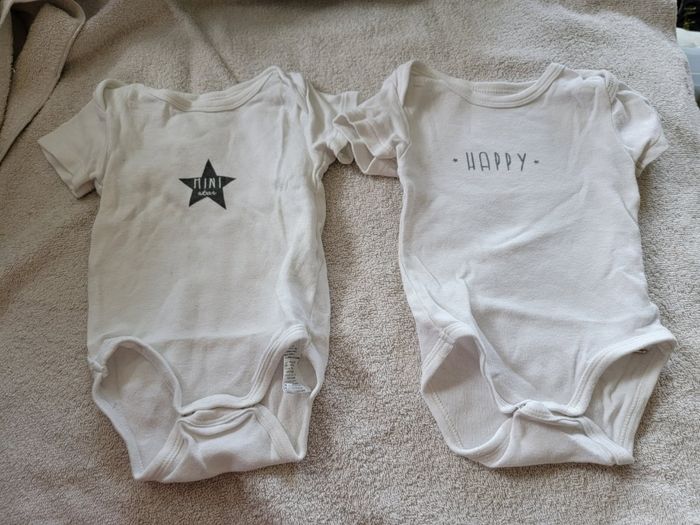 Lot de 7 bodies manches courtes 3 mois garçon - photo numéro 2