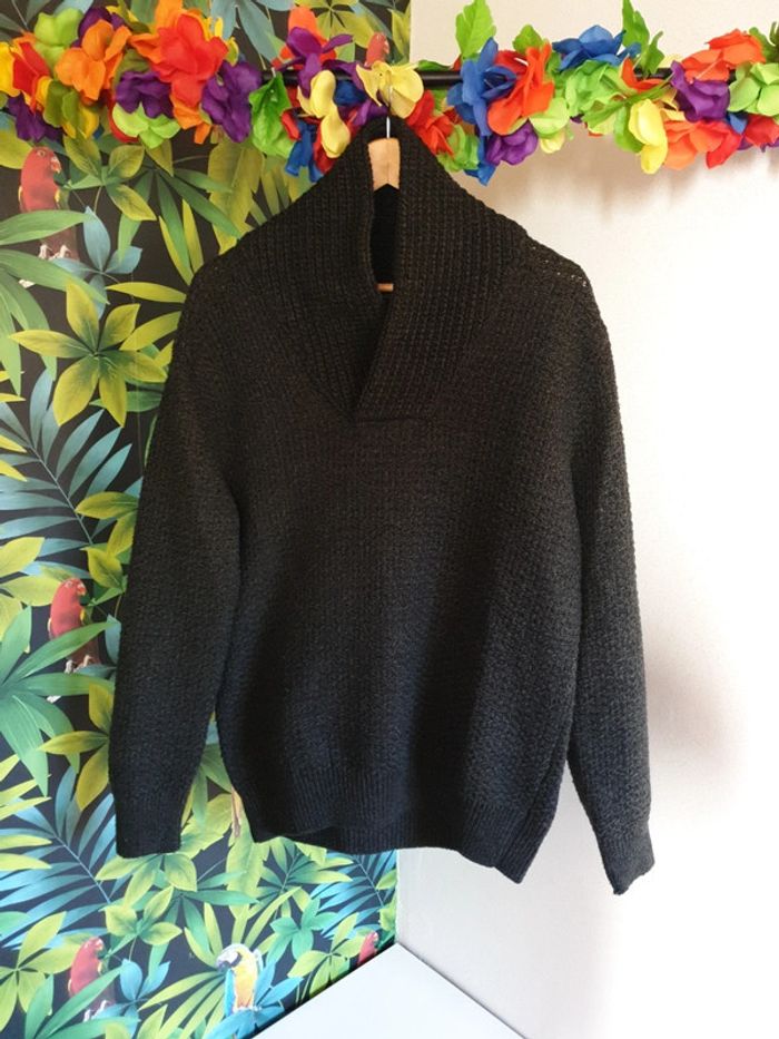 Pull col V hiver