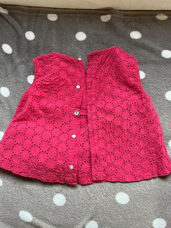 Robe rose buissonnière 2 pièces