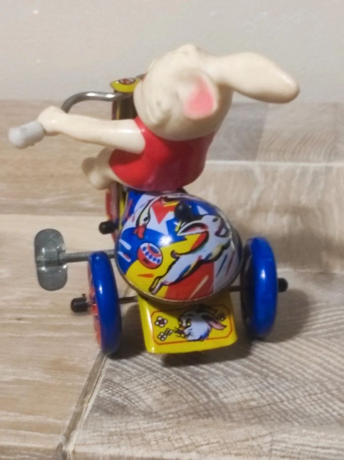 lapin litho mécanisme ok sur son vélo - photo numéro 6
