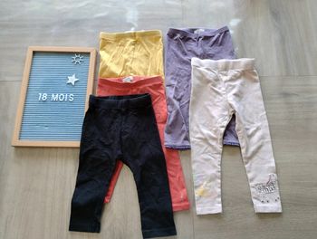 5 leggings 18 mois