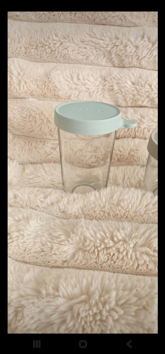 Lot de 3 pots en verre Béaba différents formats - photo numéro 3