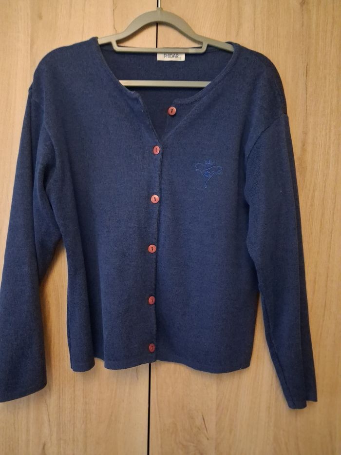 Gilet manches longues Phildar