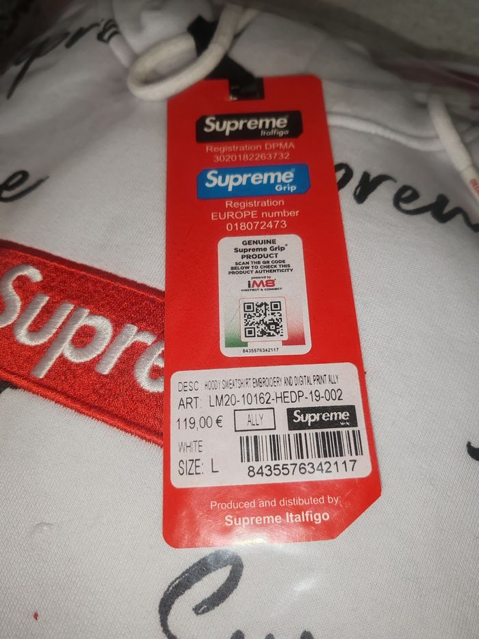 Sweat à capuche supreme grip. - photo numéro 4