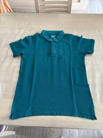 Polo vert bouteille celio taille L