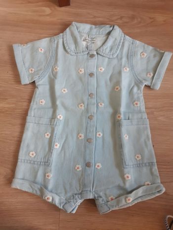 Combishort fille 18 mois 