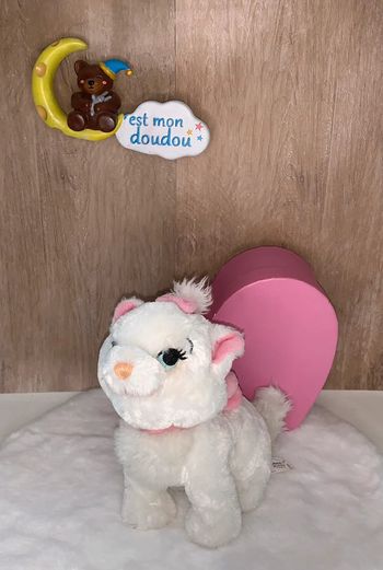 DY197 doudou peluche 🐱 chat marie disney