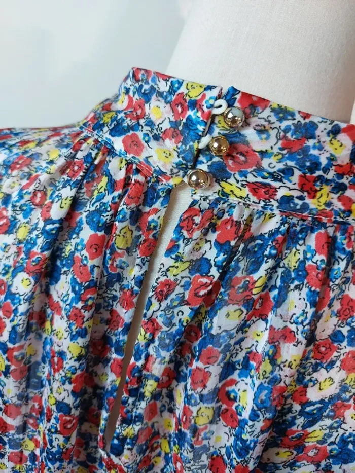 Jolie blouse légère fleurie - photo numéro 6