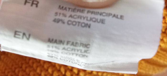 Gilet long mi saison petite maille moutarde Jennifer taille M - photo numéro 6