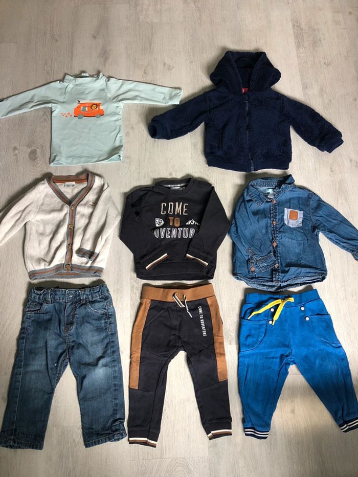 Lot vêtements bébé garçon 12 mois