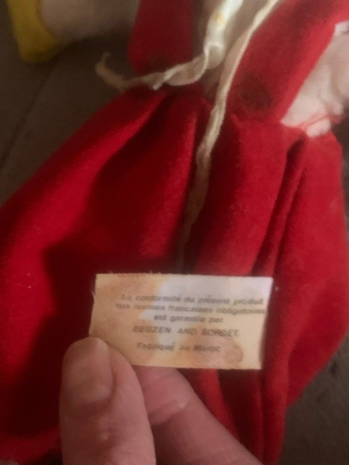 Peluche vintage mini-sac Roger Rabbit 1987 - photo numéro 4