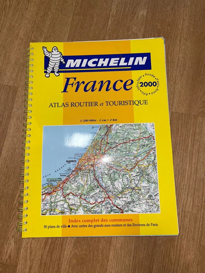 Atlas routier Michelin année 2000