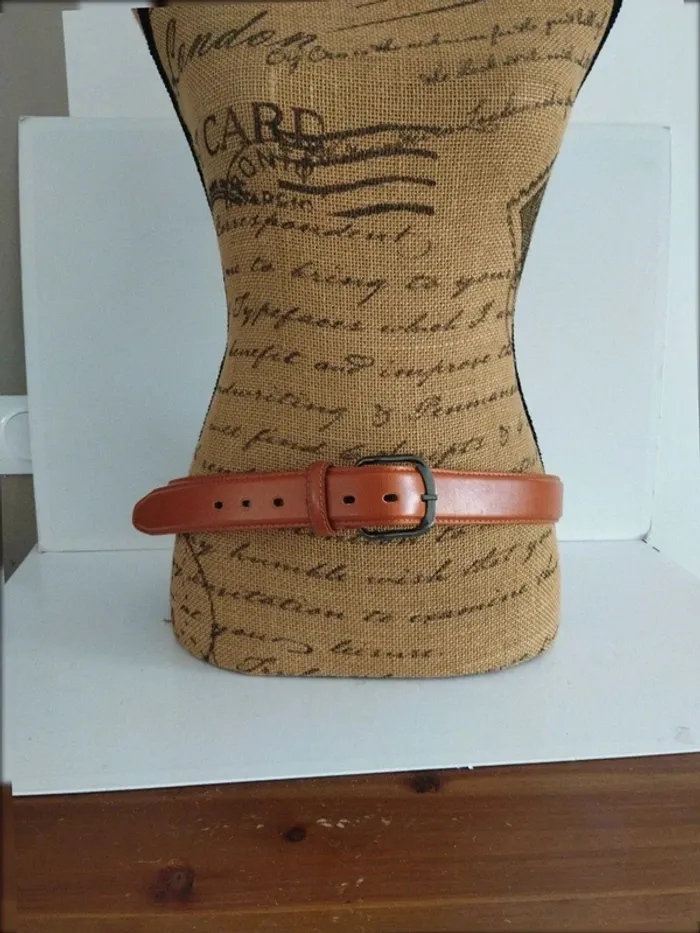 Ceinture camel 105 cm mixte
